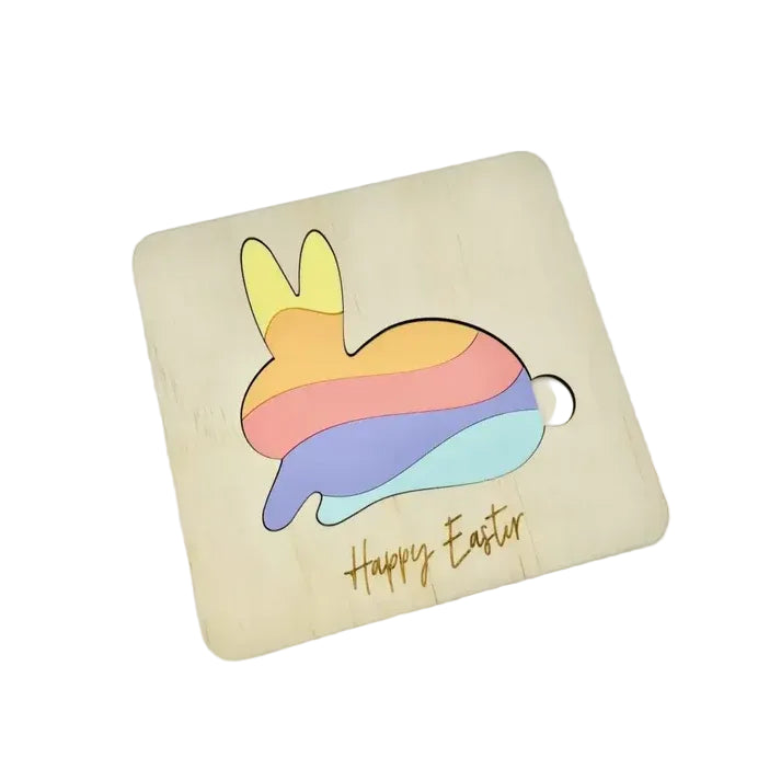 Timber Tinkers - Personalised Easter Bunny Puzzle
