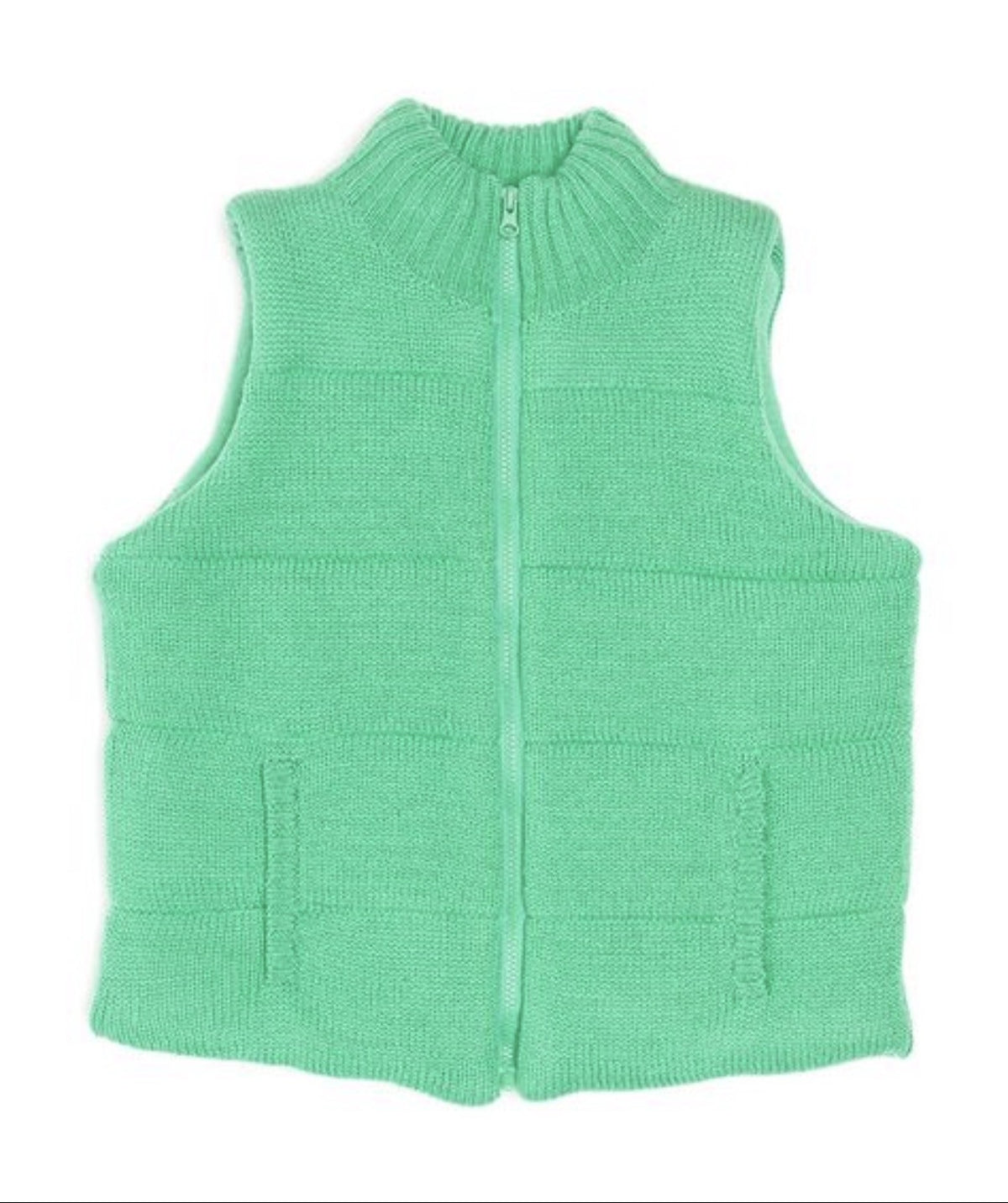 Walandella Designs - Green Knit Vest *CLEARANCE*
