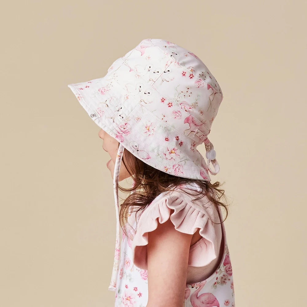 Snuggle Hunny Kids - Swim Hat | Flamingos