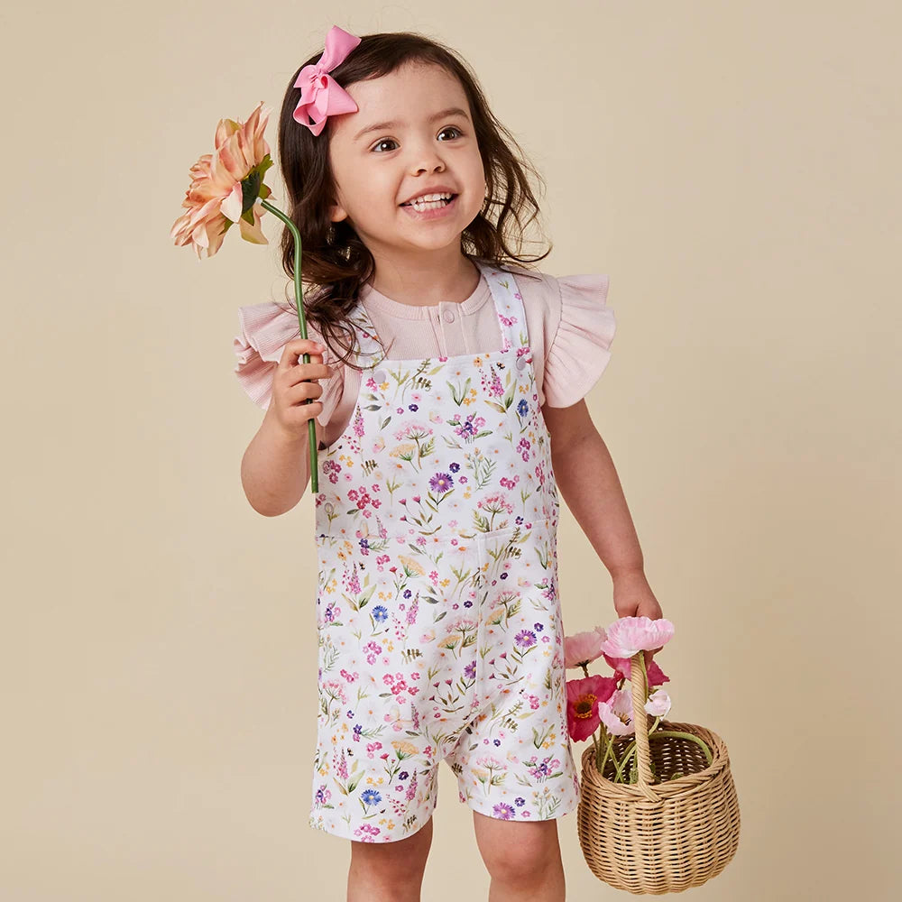 Snuggle Hunny Kids - Snuggle Overall Shorts | Gracie