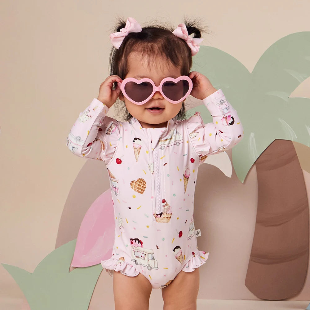 Snuggle Hunny Kids - Frill Swimsuit | Ice Creams