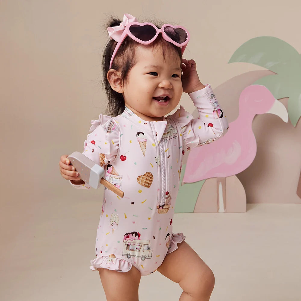 Snuggle Hunny Kids - Frill Swimsuit | Ice Creams