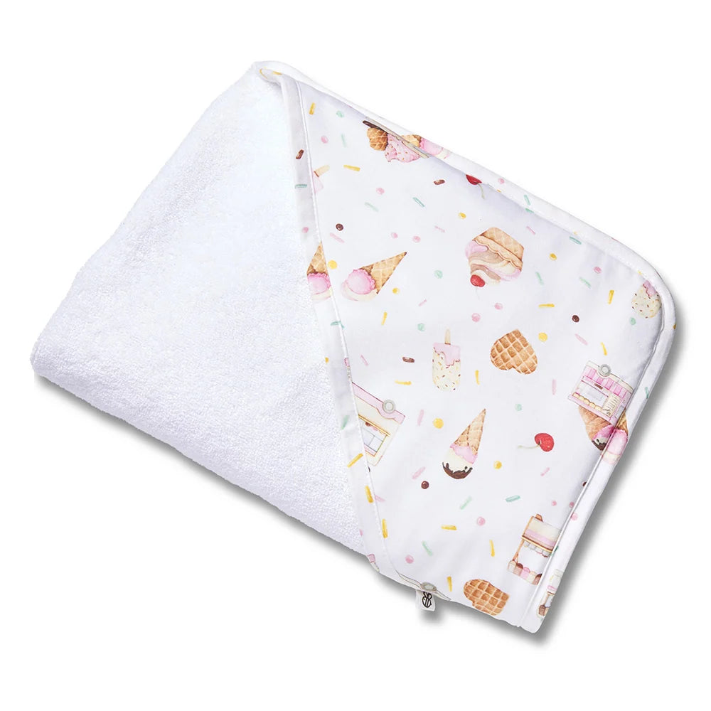 Snuggle Hunny Kids - Organic Hooded Baby Towel | Ice Creams