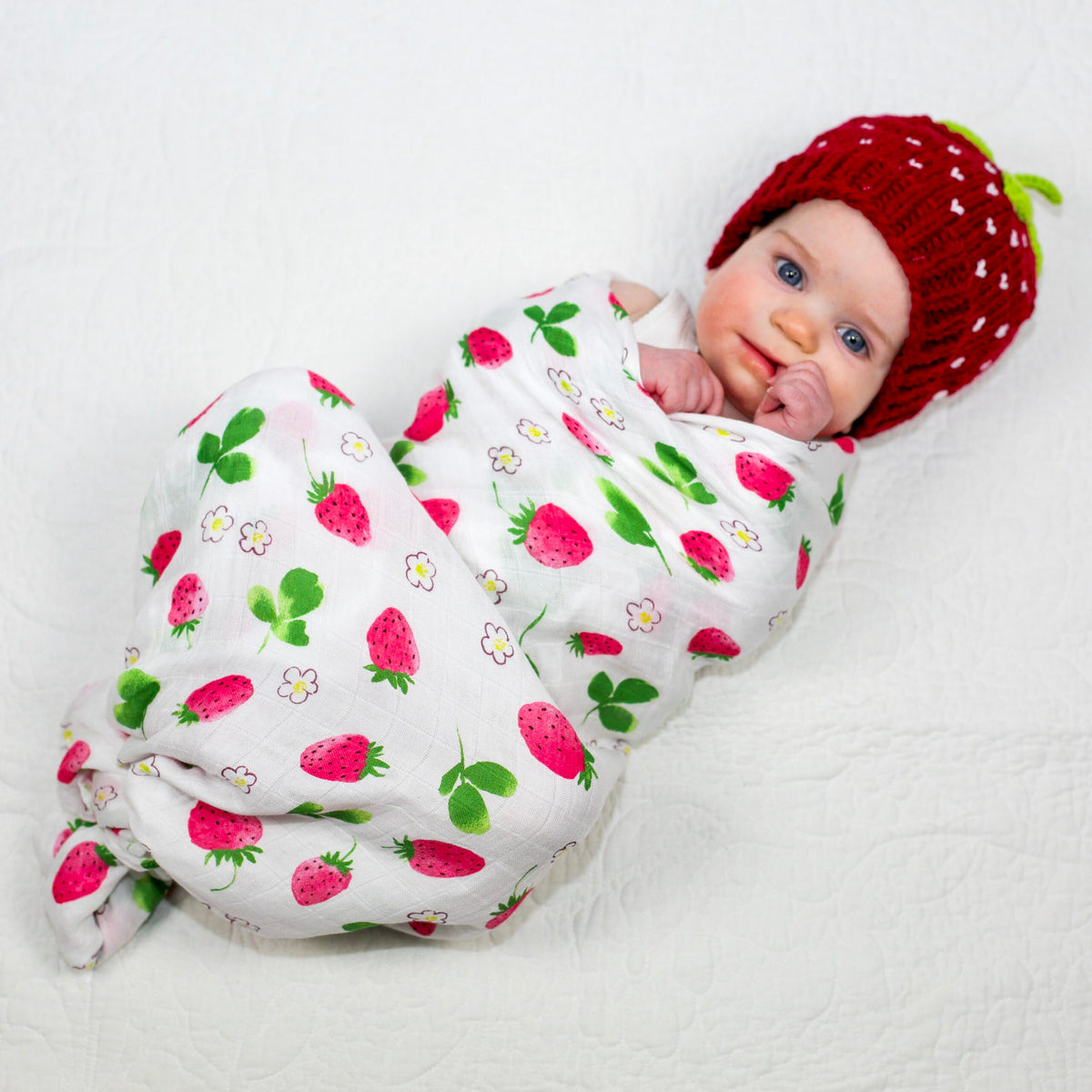 Tinker Tot Baby - Bamboo Cotton Swaddle – Strawberry Patch