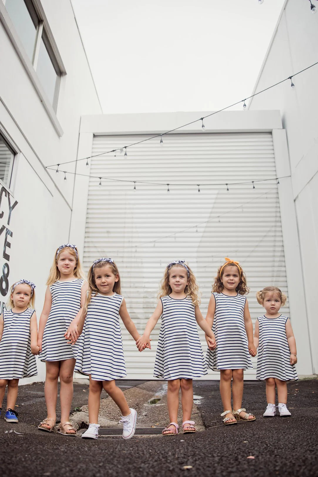 Little Wolfie - Swing Dress Stripe *CLEARANCE*
