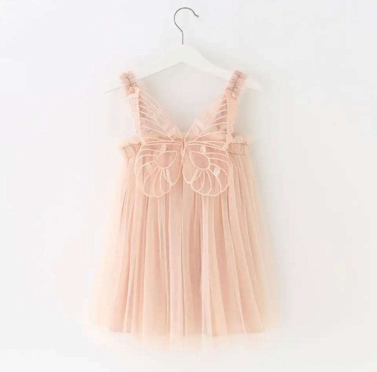 Petticoat Princess - Champagne Butterfly Dress (CLEARANCE)