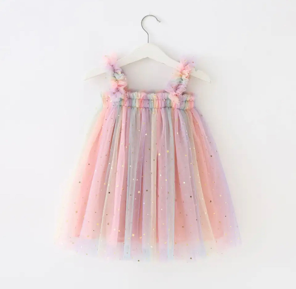 Petticoat Princess - Pink Rainbow Sparkle Dress