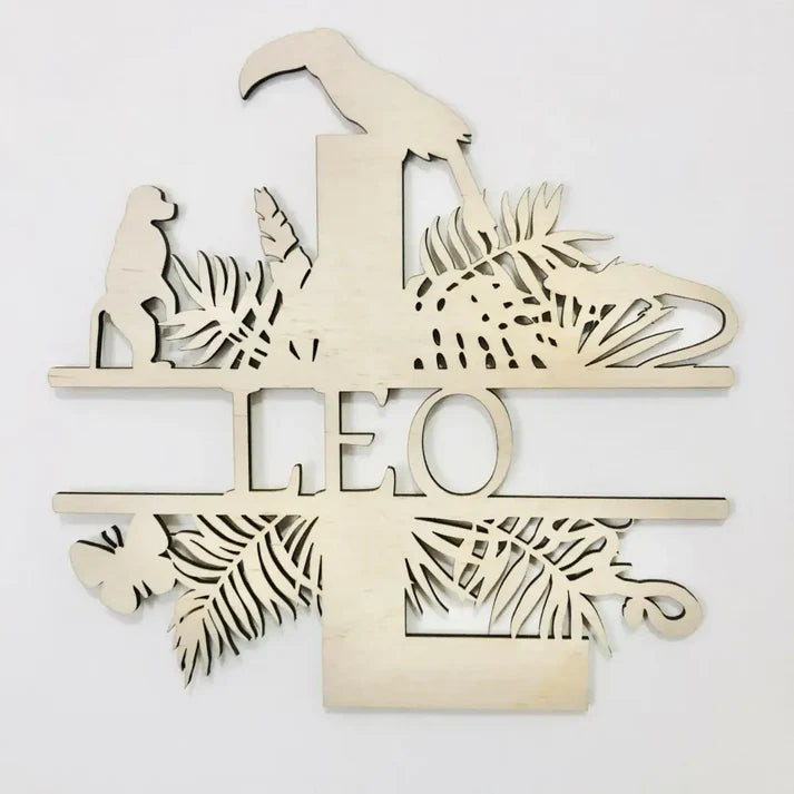 Timber Tinkers - Jungle Letter Name