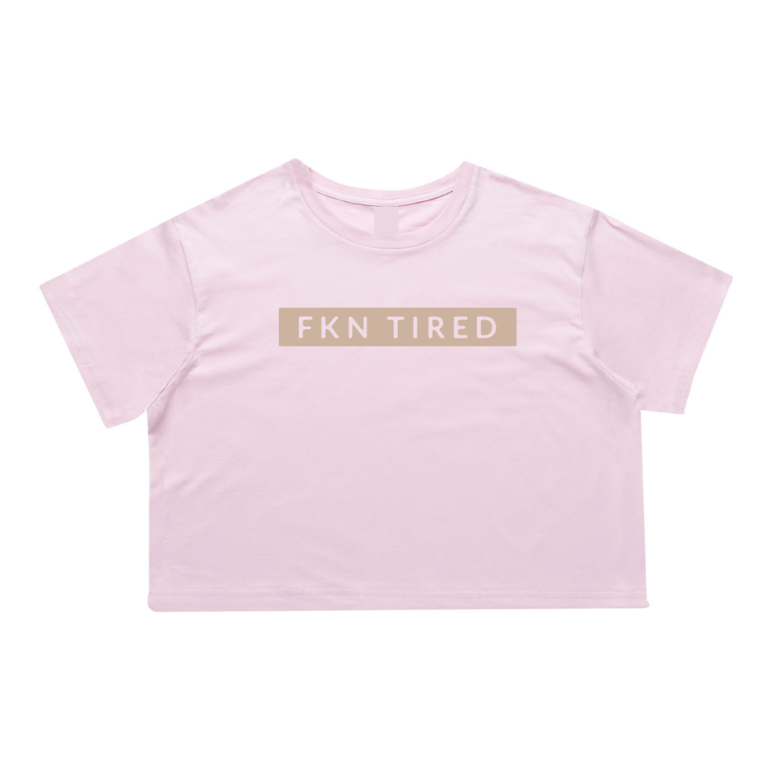 MLW By Design - FKN TIRED Adult Crop | Various Colours
