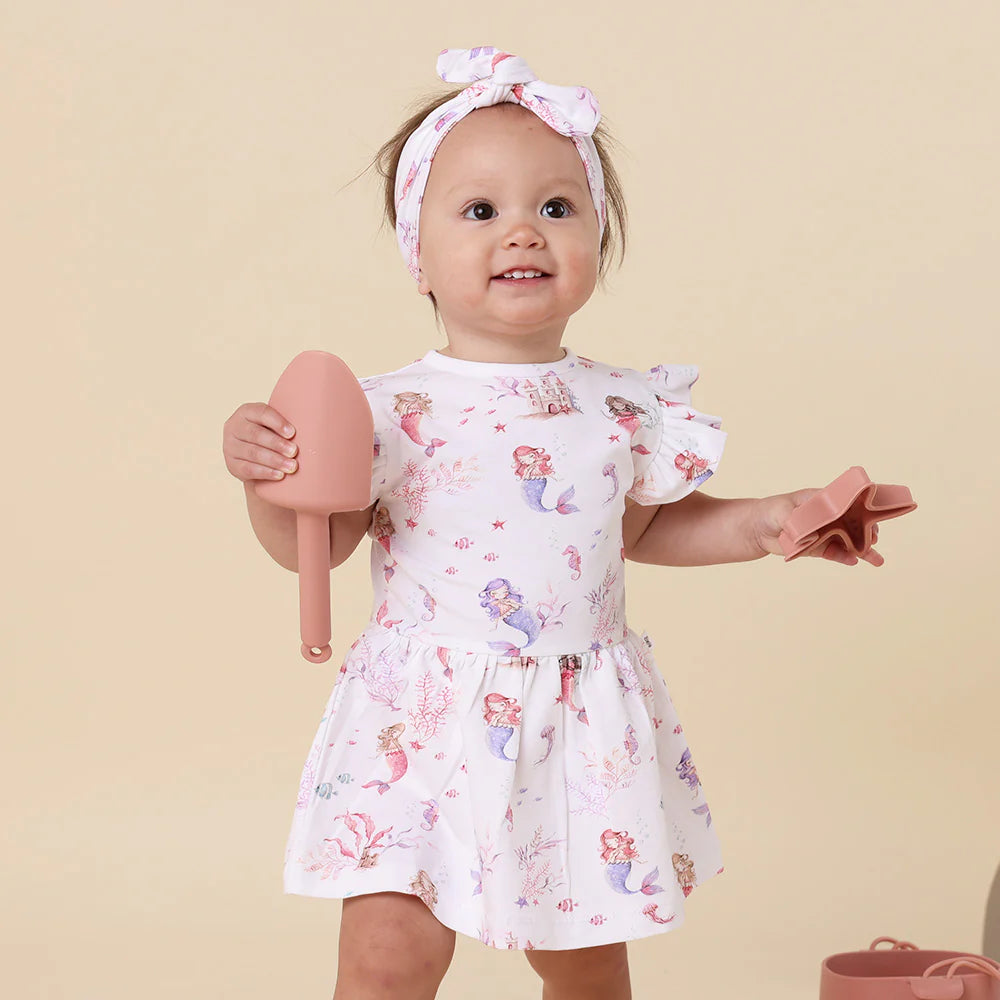 Snuggle Hunny Kids - Organic Dress | Mermaid