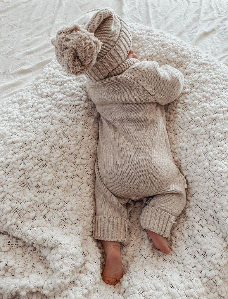 3 Little Crowns - Knitted Beanie | Mushroom