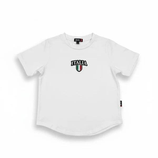 LiL'G & Co. - ITALIA Short Sleeve T-shirt | White