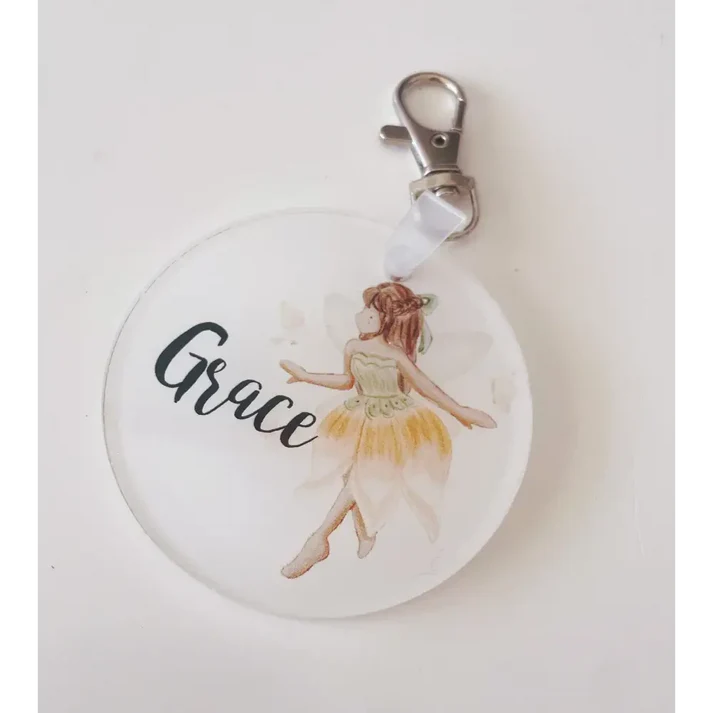 Timber Tinkers - Round Acrylic Bag Tag | Various Designs