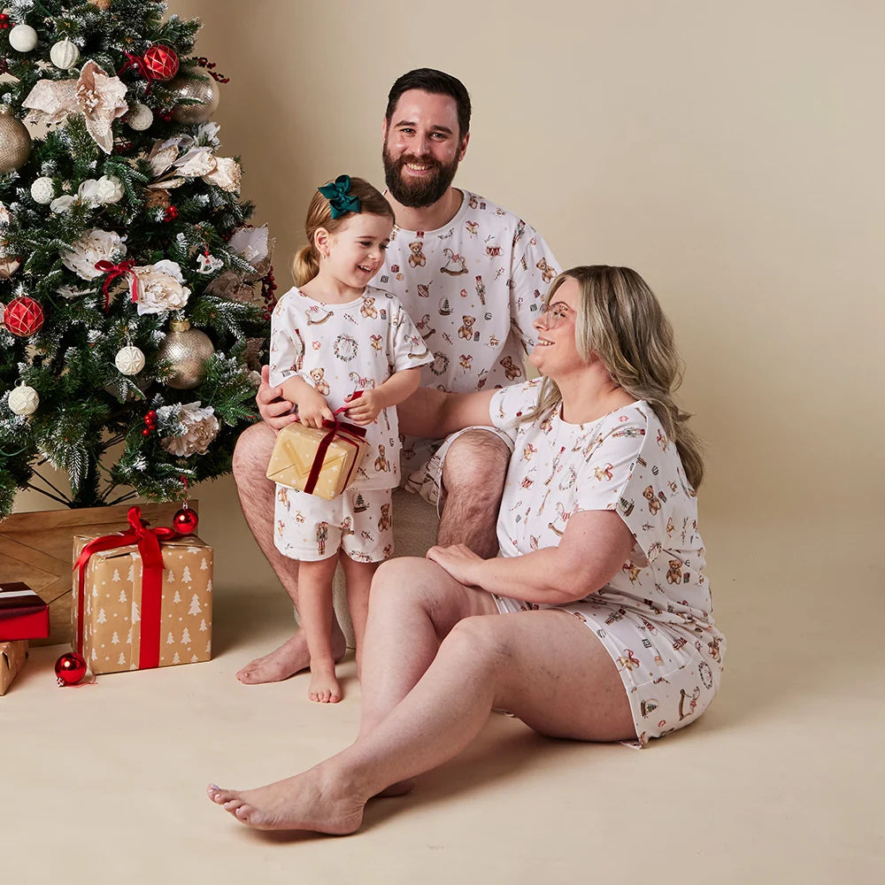 Snuggle Hunny Kids - Santa's Toy Shop Organic Womens PJ Set