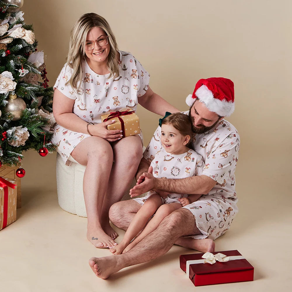 Snuggle Hunny Kids - Santa's Toy Shop Organic Mens PJ Set