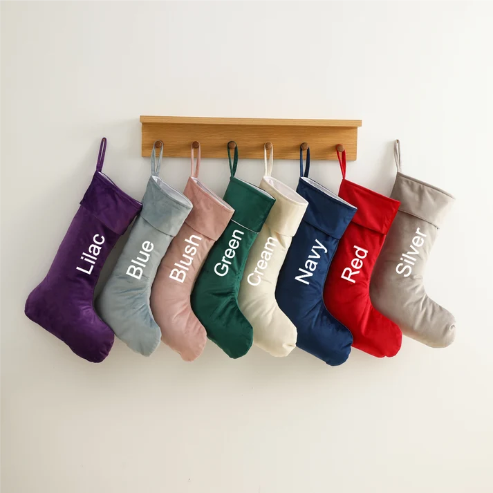 Timber Tinkers - Personalised Velvet Stocking | Various Colours