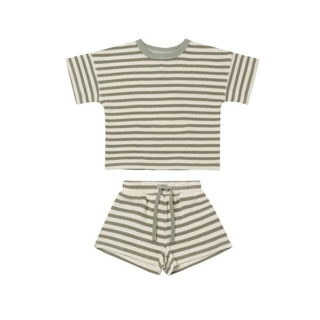 Ethan Set | Grey Jungle Stripes