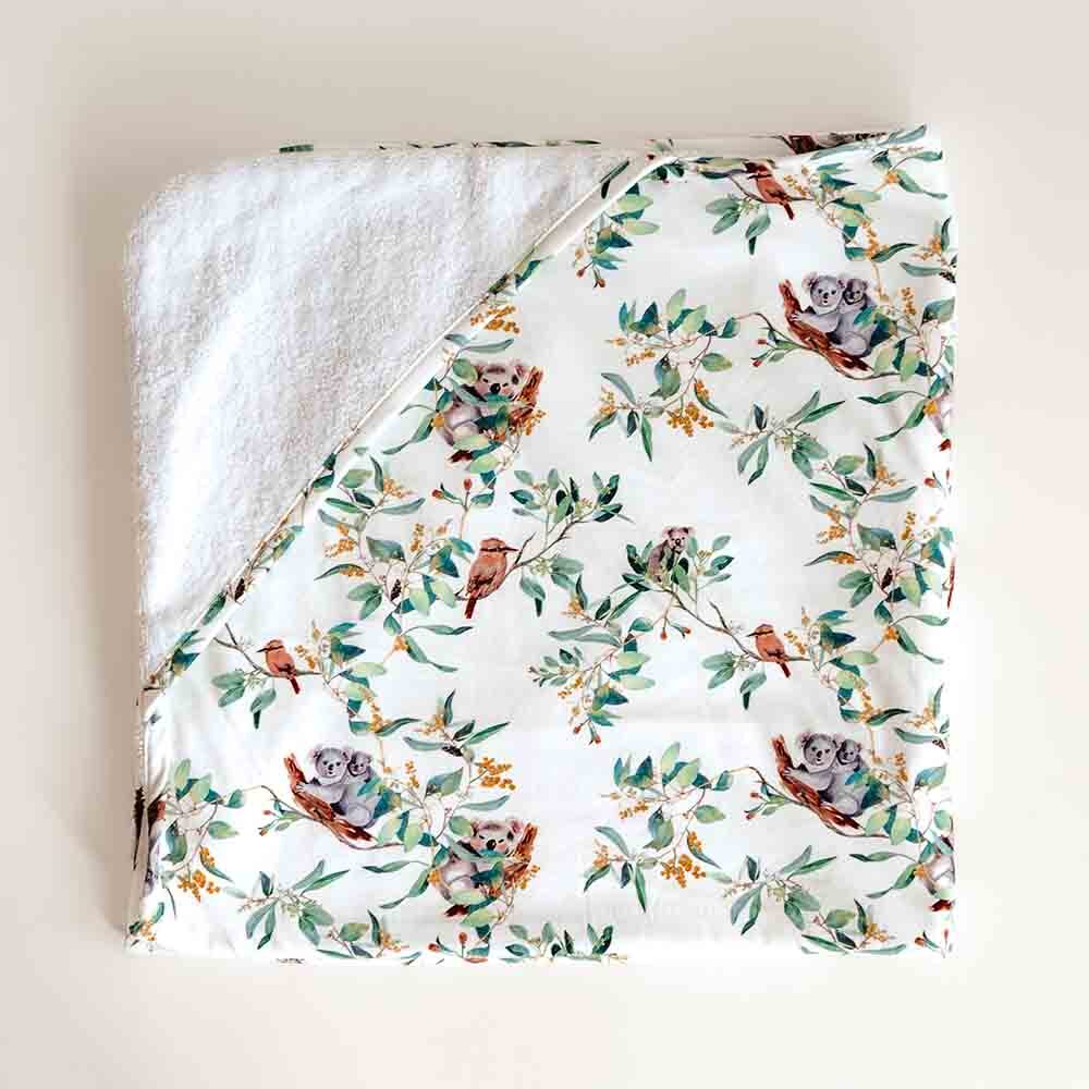 Snuggle Hunny Kids - Organic Hooded Baby Towel | Eucalypt