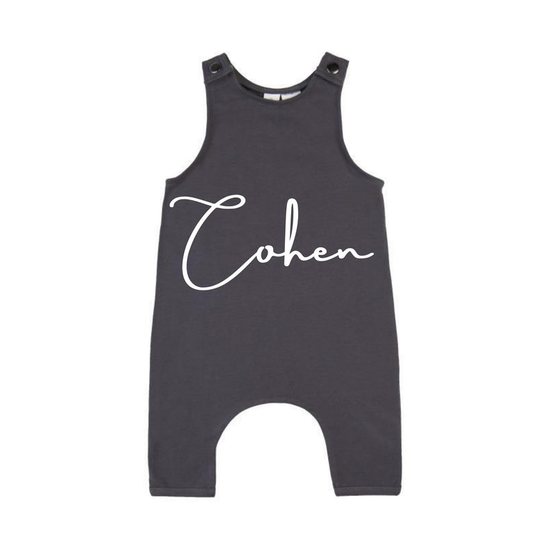 MLW By Design - Personalised Charcoal Slouch Romper *LIMITED EDITION*