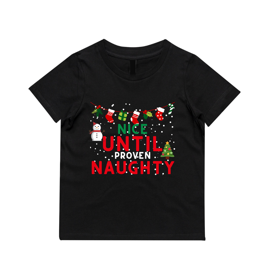 MLW By Design - Nice Until Proven Naughty Tee | Various Colours