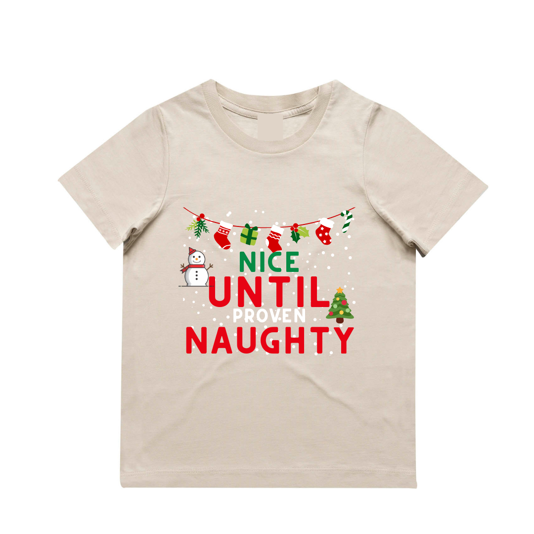 MLW By Design - Nice Until Proven Naughty Tee | Various Colours
