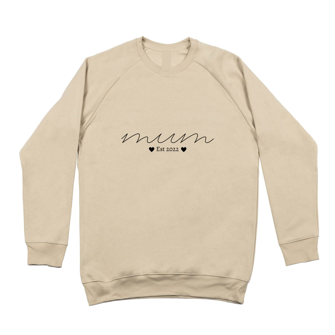 MLW By Design - Personalised Established MUM Adult Crew | Various Colours