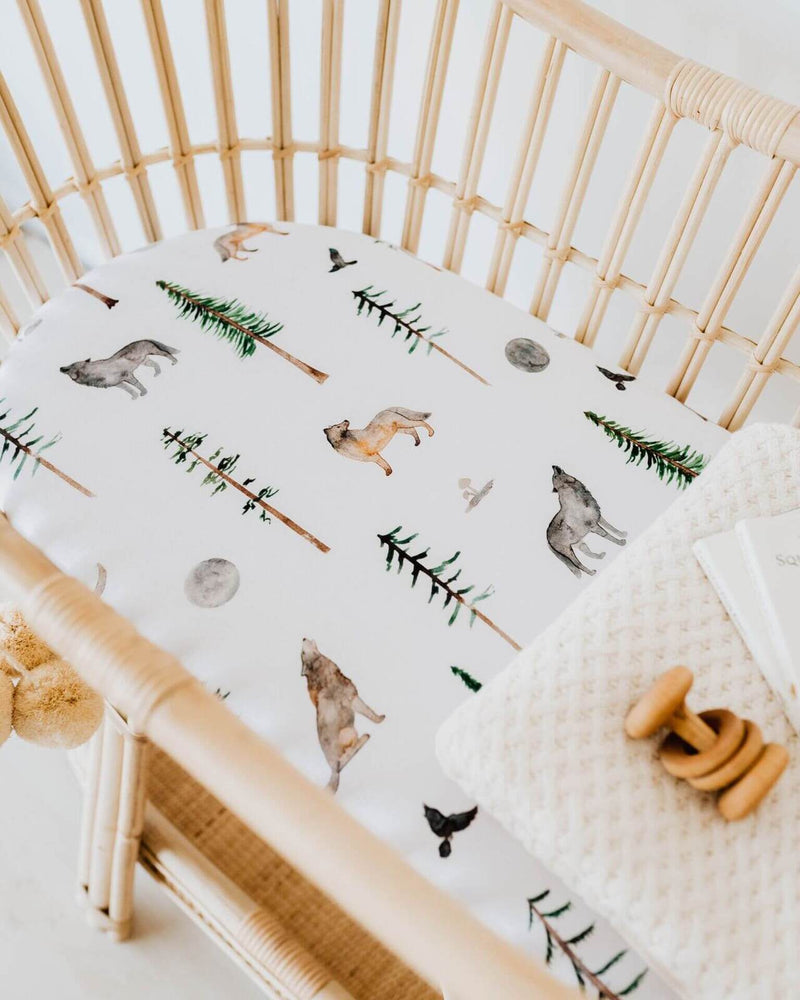 Snuggle Hunny Kids - Alpha Bassinet Sheet/Change Pad Cover