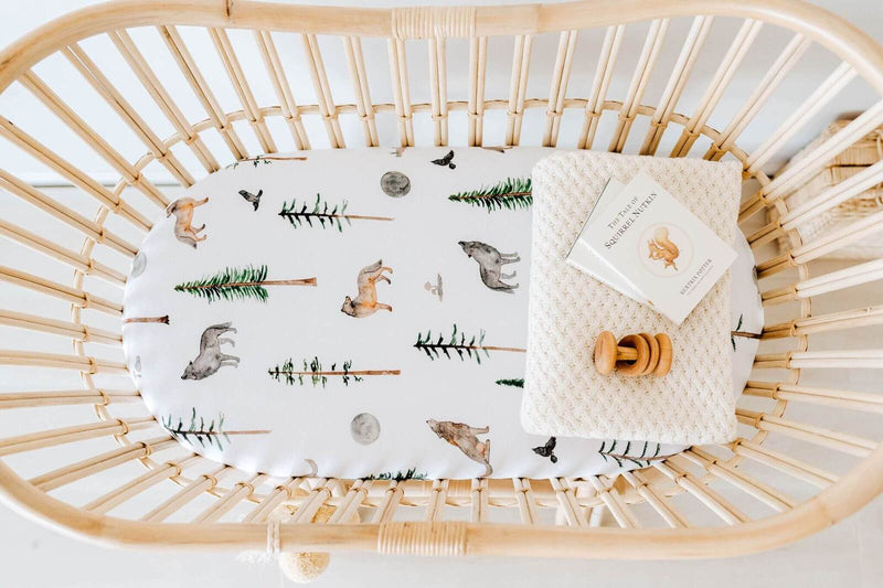 Snuggle Hunny Kids - Alpha Bassinet Sheet/Change Pad Cover