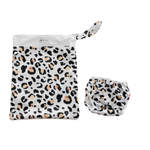 Anchor & Arrow - Reusable Swim Nappy & Wet Bag - Leopard
