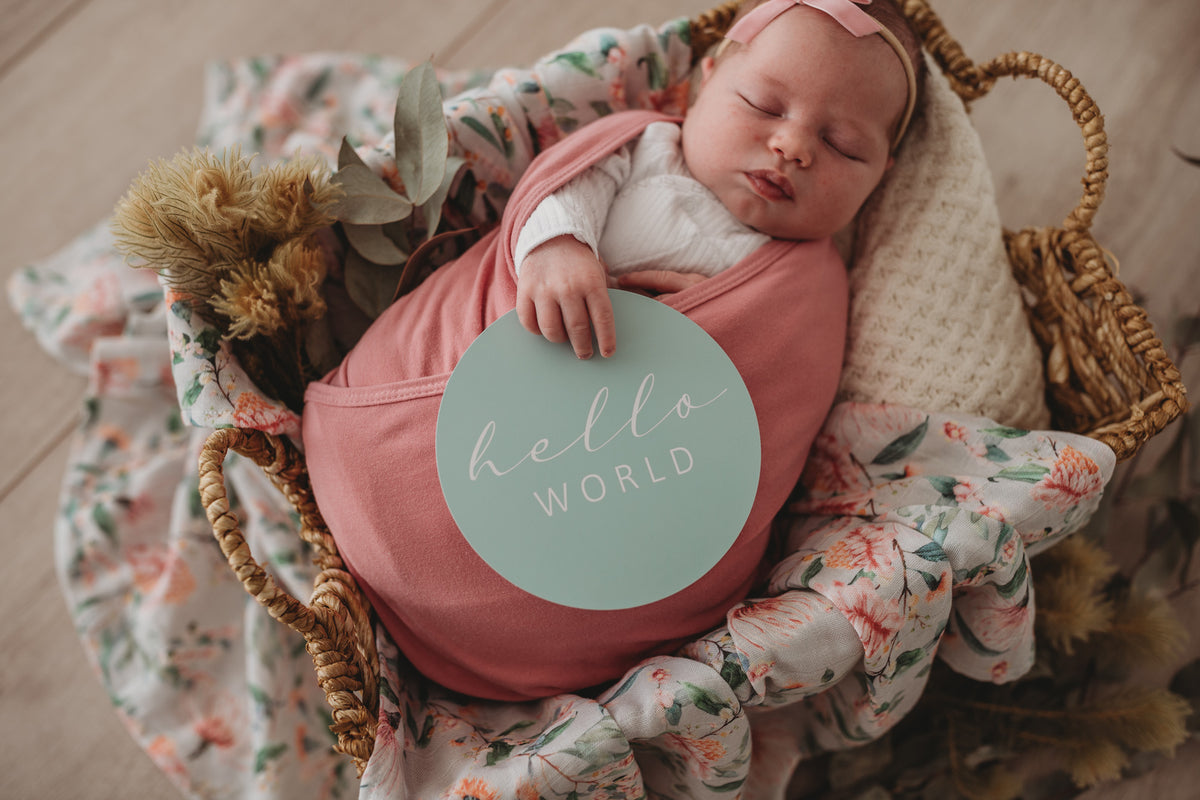 Snuggle Hunny Kids - Wattle Organic Muslin Wrap