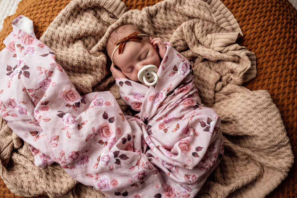 Snuggle Hunny Kids - Organic Muslin Wrap | Blossom
