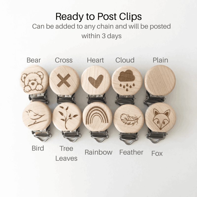 Our Little Helpers - Faux Leather Dummy Clip | Earth Colours