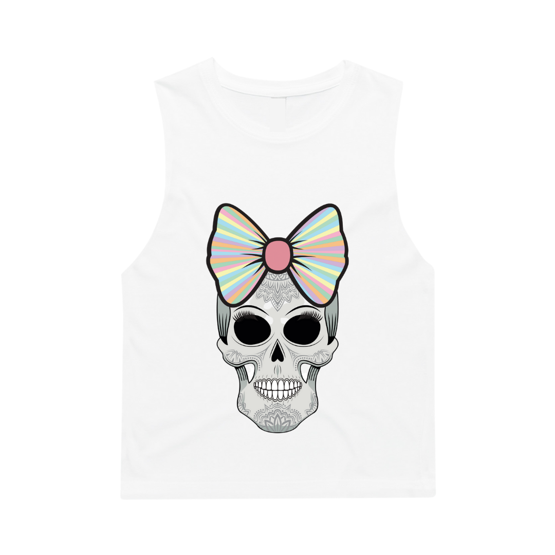 MLW By Design - Candy Skull Tank | White or Black
