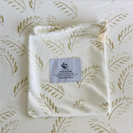 Anchor & Arrow - "Gold Fern" Cot Sheet
