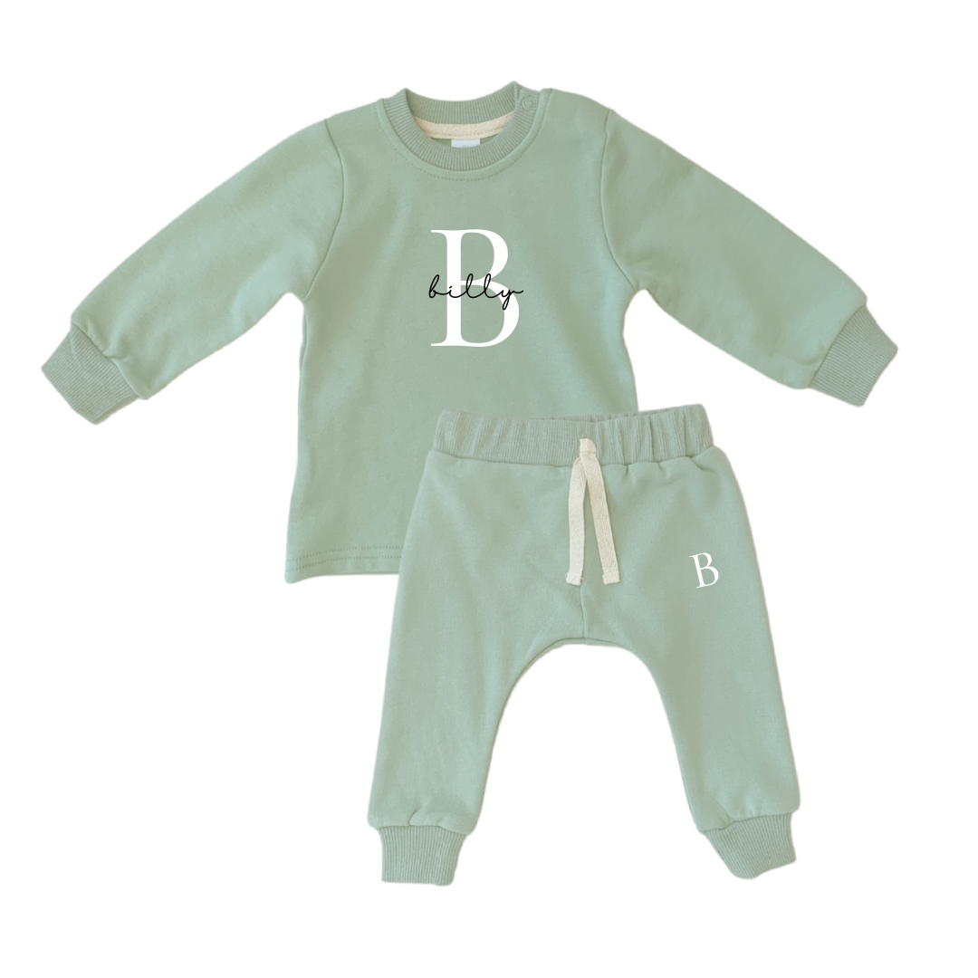 MLW By Design - Personalised Luxe Tracksuit | Pistachio | Limited Edition
