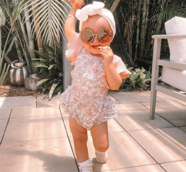 Pastel Garden Frilly Romper Set