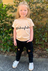 MLW By Design - Stonewash Personalised Tee | Black or Sand