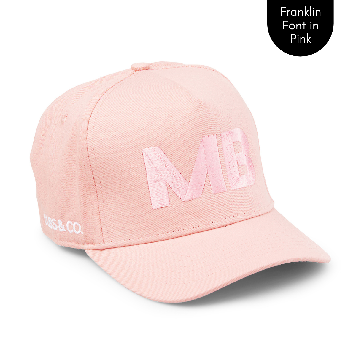 Cubs & Co - PERSONALISED PINK W/ INITIALS | FRANKLIN PINK FONT