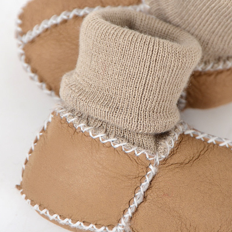Slip On Winter Slippers | Tan or Pink