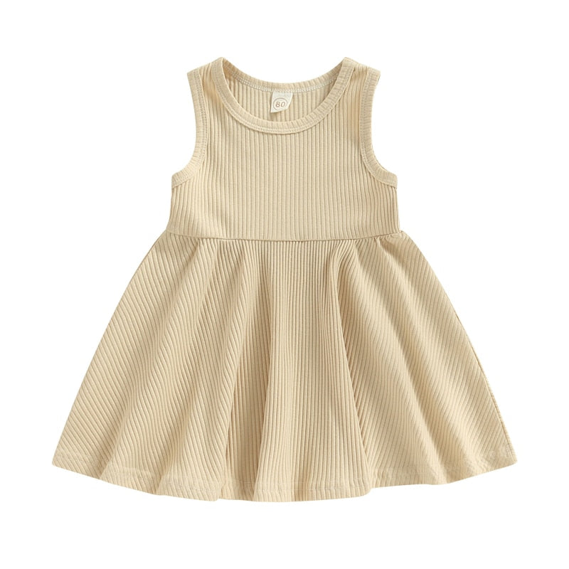 Ribbed Dress | Sand