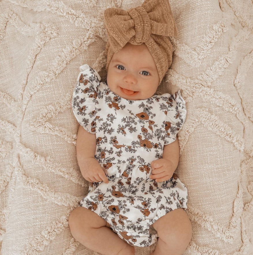 Indiana Floral Romper & Headwrap