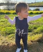 MLW By Design - Personalised Charcoal Slouch Romper *LIMITED EDITION*