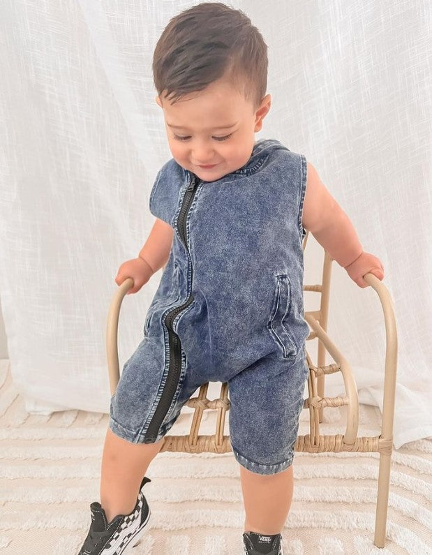 MLW By Design - STREET Romper | Acid Wash *CLEARANCE*