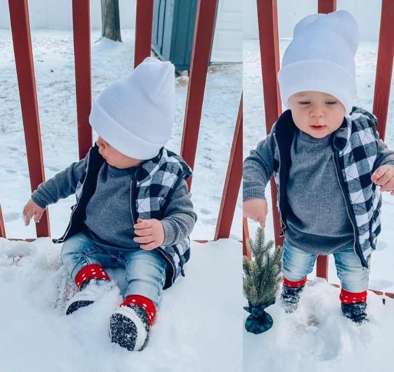 Plaid Puffer Vests | 2 Colours