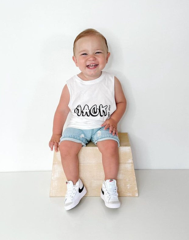 MLW By Design - Personalised Graffiti Tank | Various Colours