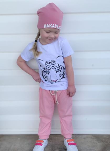MLW By Design - Personalised Pink Slouch Beanies *LIMITED EDITION*