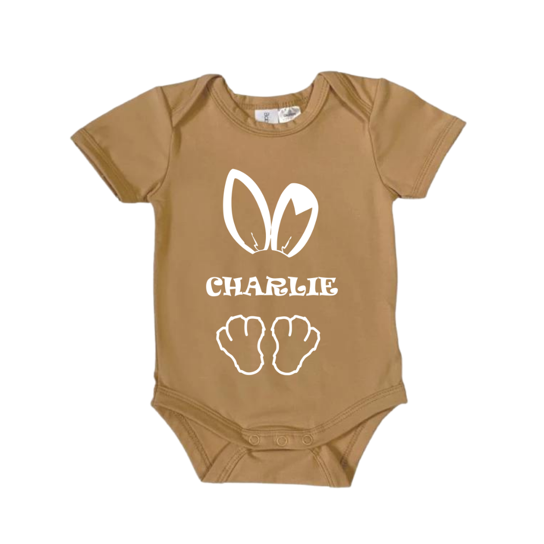 MLW By Design - Personalised Bunny Bodysuit | Various Colours