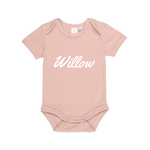 MLW By Design- Personalised Cursive Name Bodysuit | Various Colours