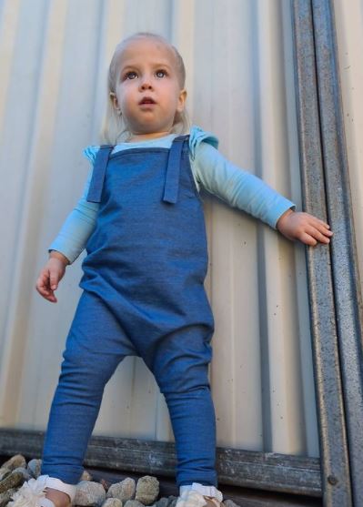 Little Wolfie - Overalls *CLEARANCE*