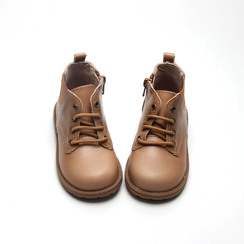 Willow & Ko - Kids Boots | Dark Tan